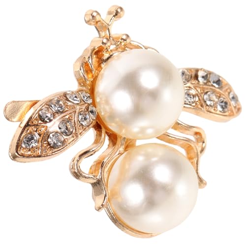 AKOOSY Rhinestone Perlen Bienen Schuhclip Schuhschnalle Brautschmuck für High Heels Hochzeit Party Pumps Verstellbar Eleganter Schuhschmuck von AKOOSY