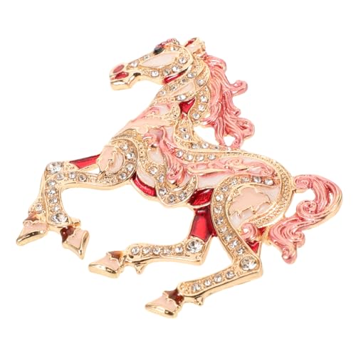 AKOOSY Rhinestone Pferde Brosche Eleganter Leichter Tier Anstecker für Damenjacken Vielseitiger Modeschmuck für Festliche und Alltag Outfits AKOOSY Rhinestone Pferde Brosche Eleganter Leichter Tier Anstecker für Damenjacken Vielseitiger Modeschmuck für Festliche und Alltag Outfits von AKOOSY