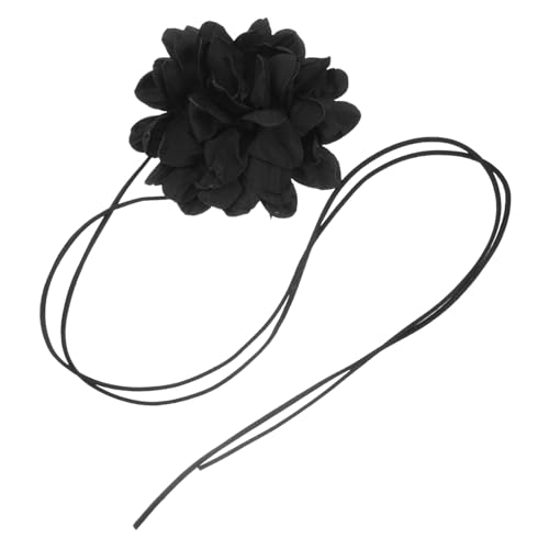 AKOOSY Romantische Choker Halskette Damen Modisches Schmuckaccessoire mit Großem Blumenanhänger Leichtes Design Vielseitig Kombinierbar für Alltag Party Strand und Besondere Anlässe von AKOOSY