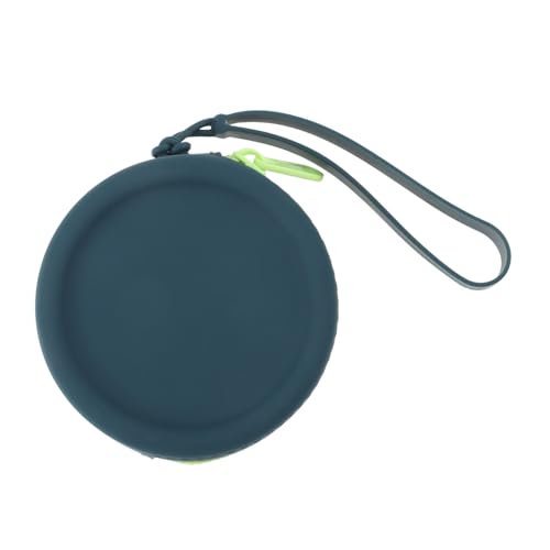 AKOOSY Runde Silikon Münzgeldbörse mit Flexiblem Material Kompakte Schlüsseltasche für Karten Münzen Kopfhörer und Kleine Gegenstände Leicht und Langlebig für Unterwegs und Alltag von AKOOSY