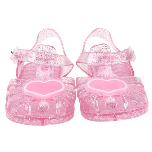 AKOOSY Rutschfeste Babysandalen mit Weicher Sohle Atmungsaktive Leichte Sommer Kindersandalen Praktischer Schutz für Drinnen und Draußen Rotes Design von AKOOSY