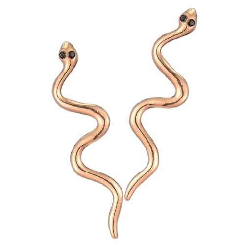 AKOOSY Schlangenohrringe Damen Goldfarbene Geometrische Ohrstecker Kreatives Design Modisch Punk Schmuck Für Alltag Dating und Festliche Anlässe AKOOSY Schlangenohrringe Damen Goldfarbene Geometrische Ohrstecker Kreatives Design Modisch Punk Schmuck Für Alltag Dating und Festliche Anlässe von AKOOSY