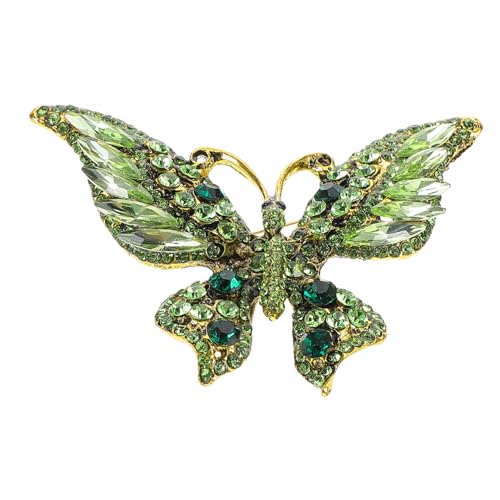 AKOOSY Schmetterlingsbrosche Strass Anstecknadel Für Frauen Modisches Accessoire Für Kleidung Schal Und Kleid Glänzende Brosche Im Chinesischen Stil Vielseitig Und Stilvoll von AKOOSY