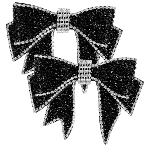 AKOOSY Schuhdekoration Kinder Bowknot Ornamente Modische Strass Schuhclips Selbstgemacht Zubehör Für Mädchen Abnehmbare Schleifen Dekoration Für Hochzeit Und Alltag von AKOOSY