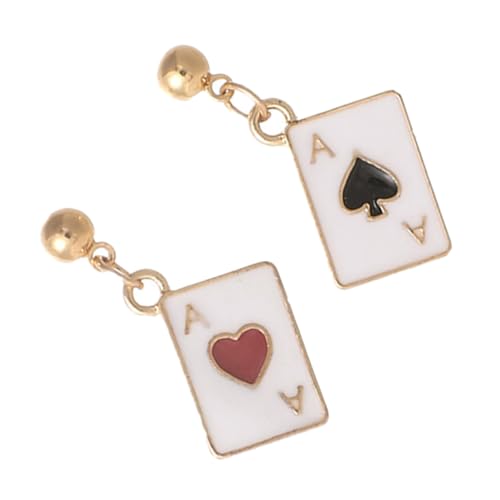 AKOOSY Karten Ohrhänger Für Damen Spielkarten Ohrschmuck Modische Ohrstecker Leicht Zu Tragen Täglicher Gebrauch Und Besondere Anlässe Geeignet Aus Hochwertigem Material Nicht Leicht Zu o AKOOSY Karten Ohrhänger Für Damen Spielkarten Ohrschmuck Modische Ohrstecker Leicht Zu Tragen Täglicher Gebrauch Und Besondere Anlässe Geeignet Aus Hochwertigem Material Nicht Leicht Zu o von AKOOSY
