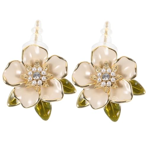 AKOOSY Silber Ohrstecker mit Blüten design und Perlen Leichte Damen Ohrringe für Formelle Anlässe und Abendveranstaltungen Modischer Schmuck für Frauen und Mädchen AKOOSY Silber Ohrstecker mit Blüten design und Perlen Leichte Damen Ohrringe für Formelle Anlässe und Abendveranstaltungen Modischer Schmuck für Frauen und Mädchen von AKOOSY