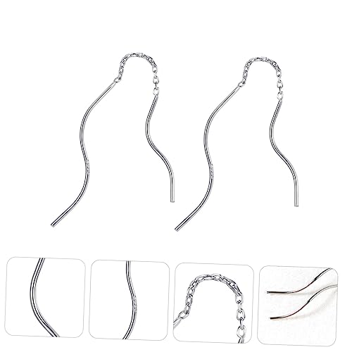 AKOOSY Silber Quasten Ohrringe Damen Ohrstecker Modisch Elegant Handgefertigt Für Teenager Mädchen AKOOSY Silber Quasten Ohrringe Damen Ohrstecker Modisch Elegant Handgefertigt Für Teenager Mädchen von AKOOSY