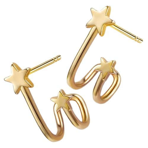 AKOOSY Sternen Ohrstecker Für Frauen Mädchen Stern-ohrringe Aus Metall Kreativer Ohrschmuck Einfach Und Elegant Für Verschiedene Anlässe Geeignet AKOOSY Sternen Ohrstecker Für Frauen Mädchen Stern-ohrringe Aus Metall Kreativer Ohrschmuck Einfach Und Elegant Für Verschiedene Anlässe Geeignet von AKOOSY