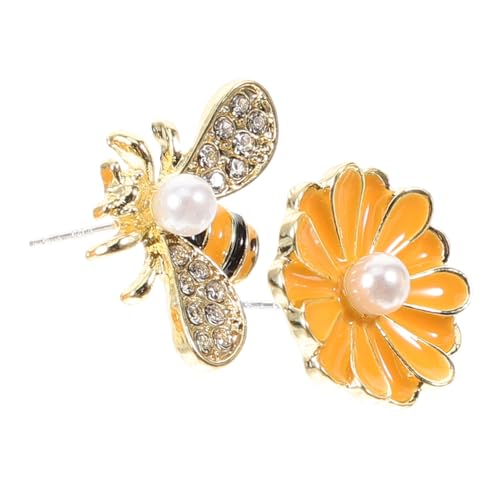 AKOOSY Bienen Ohrstecker Für Damen Modische Blumenohrringe Zierliche Ohrstecker Leicht Für Partys Und Hochzeiten AKOOSY Bienen Ohrstecker Für Damen Modische Blumenohrringe Zierliche Ohrstecker Leicht Für Partys Und Hochzeiten von AKOOSY