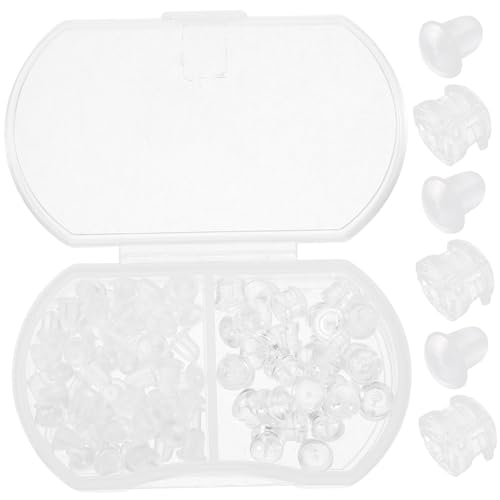 AKOOSY Silikon-ohrringverschlüsse Für Frauen Klare Ohrstecker-sicherheitsverschlüsse Diy-juwelen-zubehör Praktische Ohrring-stopfen Aus Gummi Langlebige Ohrring-verschluss-stecker Für Neu AKOOSY Silikon-ohrringverschlüsse Für Frauen Klare Ohrstecker-sicherheitsverschlüsse Diy-juwelen-zubehör Praktische Ohrring-stopfen Aus Gummi Langlebige Ohrring-verschluss-stecker Für Neu von AKOOSY