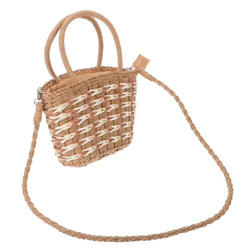 AKOOSY Sommer Strandtasche Damen Geflochtene Handtasche Leichte Tote Bag Groß Für Urlaub Outdoor Shopping Alltag von AKOOSY