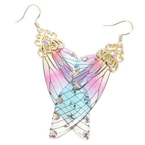 AKOOSY Sterling Silber Ohrhänger Schmetterlingsflügel Design Leicht und Elegant Modisch für Frauen und Mädchen Alltag und Party Schmuck von AKOOSY