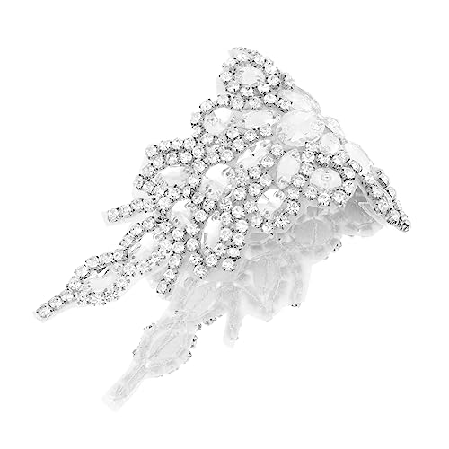 AKOOSY Strass Taillengürtel Damen Hochzeit Gürtel mit Wasserfall Rhinestones Glitzer Applikation Brautkleid Schärpe Eleganter Hochzeitsschmuck für Braut und Abendkleid von AKOOSY