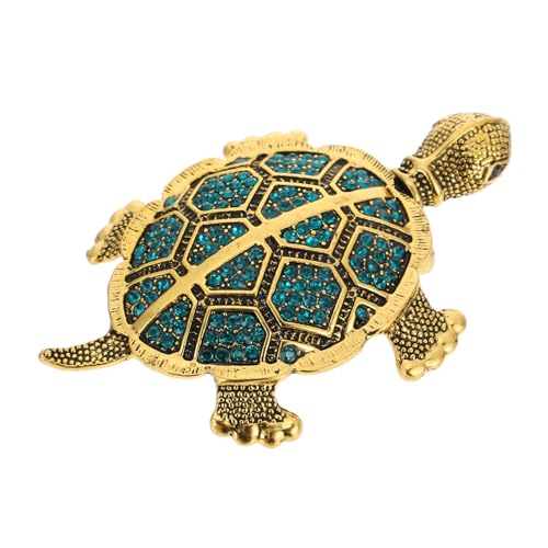 AKOOSY Strassbesetzte Schildkrötenbrosche Damen und Mädchen Modische Meeresschildkröten Anstecknadel für Hochzeit Geburtstag Party Eleganter Modeschmuck mit Kristallverziertem Design von AKOOSY