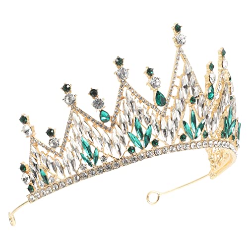 AKOOSY Braut-rhinestone Krone Barock Stil Für Hochzeiten Partys Und Abschlussbälle Elegantes Haarschmuck Für Frauen Und Mädchen Vielseitig Einsetzbar Für Besondere Anlässe von AKOOSY