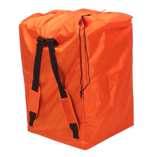 AKOOSY Stroller Bag aus Robustem Oxford und Geräumig als Reise Gate Check Tasche für Kinderwagen und Autositz Praktische Babytasche für Unterwegs Orange von AKOOSY