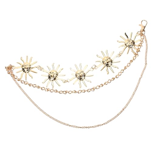 AKOOSY Taillenkette Damen Design Mehrschichtiger Metall Bauchschmuck Body Chain Schmuck für Sommer Strandfest Boho Gürtel von AKOOSY