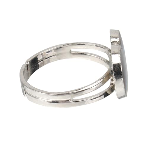 AKOOSY Thermochromer Alloy Ring für Damen Farbwechselnder Herz Fingerring Stilvoller Filigraner Schmuck Einzigartiges Design als für Freunde von AKOOSY