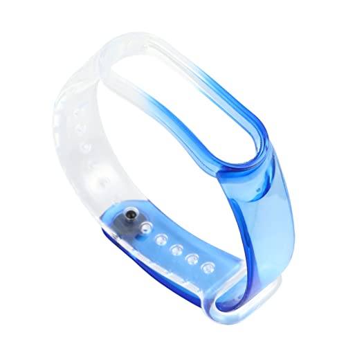 AKOOSY Transparent Tpu Armband Ersatz für Mi Smart Band Schlichtes Zartes Atmungsaktives Ersatzarmband für Damen und Herren Kompatibles Modisches Uhrarmband Transparentes Design von AKOOSY
