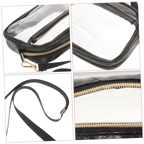 AKOOSY Transparente Damen Schultertasche PVC Crossbody Bag für Reisen Leicht Geräumig Modisch Vielseitig für Alltag Strand Picknick Geschenkidee für Frauen Praktisch und Stilvoll von AKOOSY