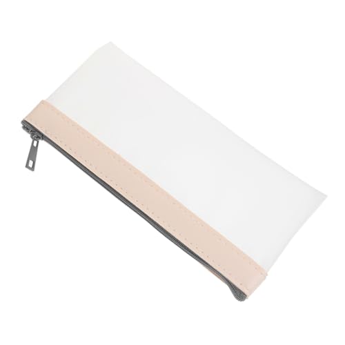 AKOOSY Transparente Geldtasche mit Reißverschluss Große Aufbewahrungstasche für Münzen Stifte Kosmetik Vielseitige Kulturtasche für Reisen Schule Mid Organizer von AKOOSY