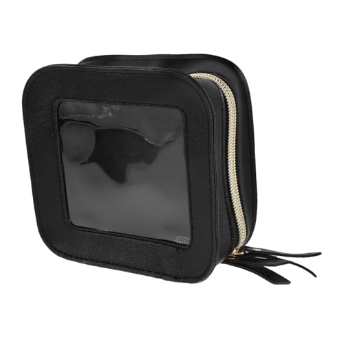 AKOOSY Transparente Kosmetiktasche Damen Makeup Organizer Handlich Reise Kulturbeutel Kleine Schminktasche Tragbar Modernes Design von AKOOSY