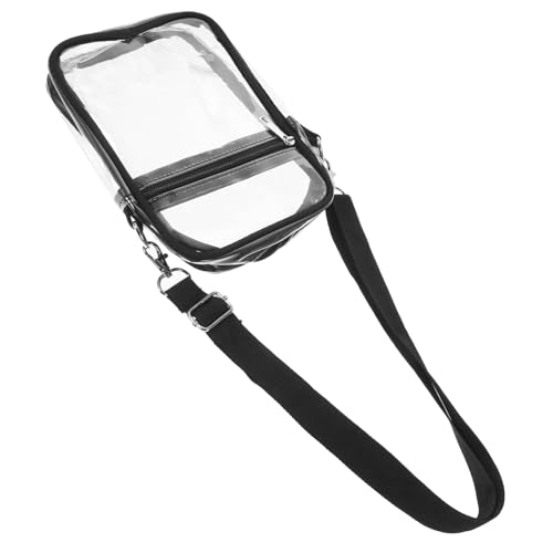 AKOOSY Transparente Umhängetasche für Damen Fashion Mini Shoulder Bag Schwarz für Freizeit Ausgehen und Clubs mit Ausreichend und Elegantem Design AKOOSY Transparente Umhängetasche für Damen Fashion Mini Shoulder Bag Schwarz für Freizeit Ausgehen und Clubs mit Ausreichend und Elegantem Design von AKOOSY