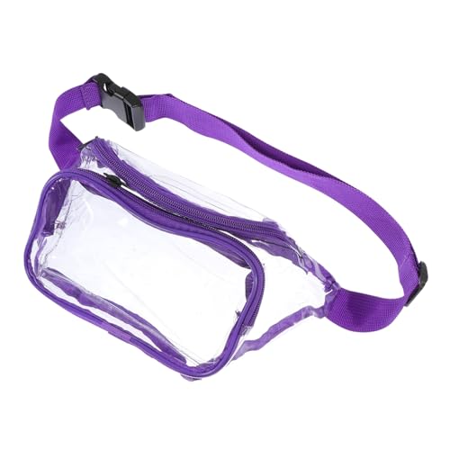 AKOOSY Transparente wasserdichte Bauchtasche aus PVC mit Verstellbarem Gurt für Damen und Herren Praktische Hüfttasche für Outdoor Sport Wandern Reisen und Alltag von AKOOSY