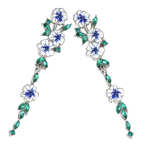 AKOOSY Blumen-tropfenohrringe Für Frauen Baumelnde Ohrhänger Schmuck-ohrringe Für Damen Elegant Kreativ Für Festivals Und Feiertage von AKOOSY