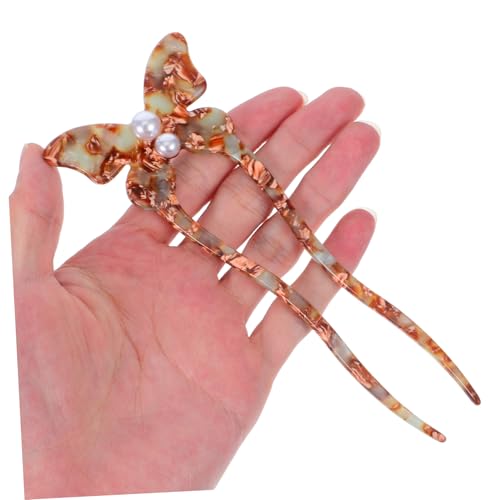 AKOOSY Schmetterlings-haarklammer Aus Acetat Mit U-förmiger Haarnadel Kleine Schmetterlings-haarspangen Traditionelle Haaraccessoires Für Frauen Dekorative Haarspangen Für Hochzeit Und von AKOOSY