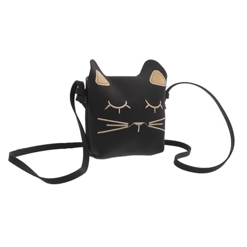 AKOOSY Umhängetasche Mini Handtasche mit Niedlichem Katzenmotiv Leichte Kleine Crossbody Geldbörse für Mädchen Modisches Kinderschmuck-accessoire für Alltag und Schule von AKOOSY