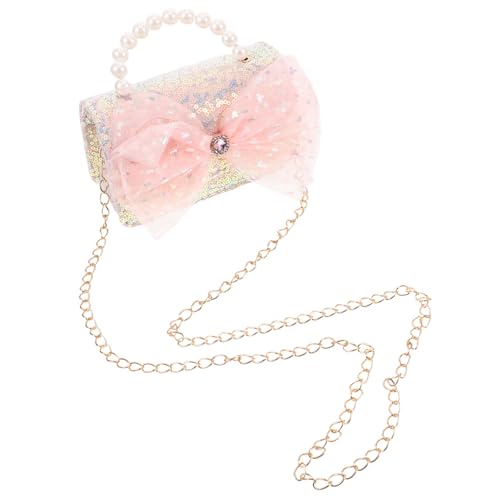 AKOOSY Umhängetasche für Teenager Perlen Handtasche Kompakte Schultertasche im Kawaii für Täglichen Gebrauch Vielseitig Tragbar Hand von AKOOSY