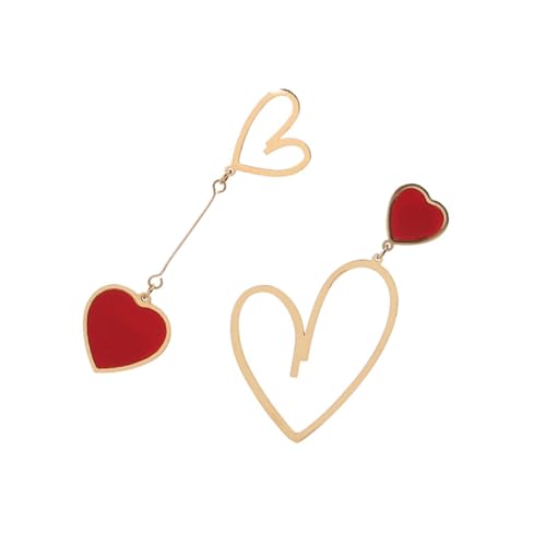AKOOSY Valentinstag Ohrstecker Herzform Modisch Asymmetrisch Leicht Angenehm Damen Festliche Schmuck Geschenk Zufällige Farbe Zufällige Farbe AKOOSY Valentinstag Ohrstecker Herzform Modisch Asymmetrisch Leicht Angenehm Damen Festliche Schmuck Geschenk Zufällige Farbe Zufällige Farbe von AKOOSY