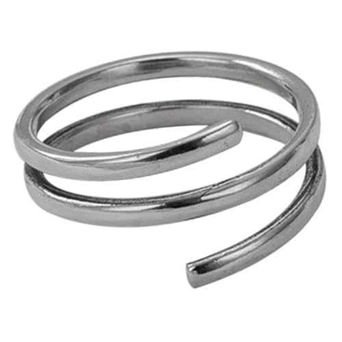 AKOOSY Verstellbarer Sterling Silber Damen Ring Modischer Offener Finger und Zehenring Mehrreihiges Design Eleganter Schmuck für Alltag Party und Verlobung von AKOOSY