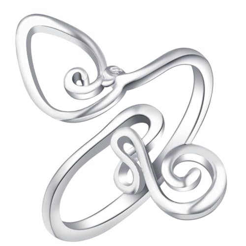 AKOOSY Verstellbarer Zehenring Damen Offenes Design Fußschmuck Alloy Material Stilvoller Boho Fußring für Frauen und Mädchen von AKOOSY