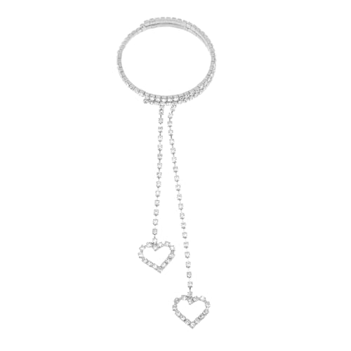 AKOOSY Armreif Mit Strass Für Damen Armmanschettenband Aus Schickes Armkettenarmband Modischer Oberarmmanschettenschmuck Als Modeschmuck von AKOOSY