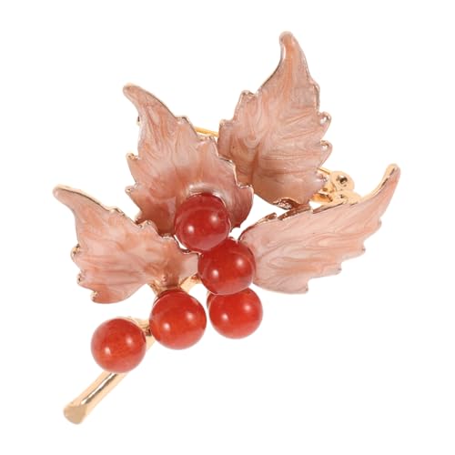AKOOSY Vintage Ahornblatt Brosche für Damen Anstecknadel Hochwertigem Material Schmuck für Kleidung Taschen Hüte Handwerkskunst Robust von AKOOSY