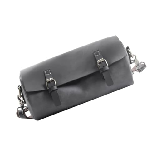 AKOOSY Vintage Herren Crossbody Bag aus Hochwertigem Material Verstellbare Ein schulter umhängetasche Stilvolle Graue Sling Bag für Alltag und Freizeit von AKOOSY
