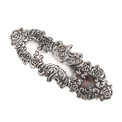 AKOOSY Vintage Metall Haarspangen mit Federverschluss Dekorative Französische Haarklammern Sicherer Halt Leichtes Design Haarschmuck für Damen und Mädchen Retro Stil von AKOOSY