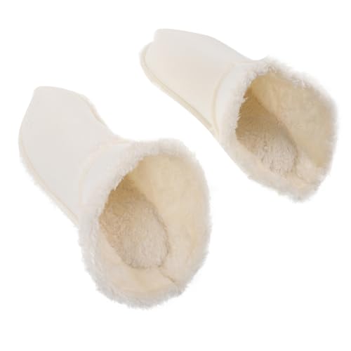 AKOOSY Warme Flauschige Slippers Liner aus Plüsch Isolierende Einlegesohlen für Damen Geeignet für Lochschuhe Gartenschuhe und Hausschuhe Formbeständig und Langlebig für Kalte Monate von AKOOSY
