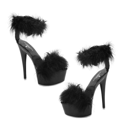 AKOOSY Wasserdichte Damen Sandalen mit Hohem Federleichtem Absatz Sommer Schuhe mit Rutschfester Sohle Sandalen für Damen zu Kleid Bluse und Shorts von AKOOSY