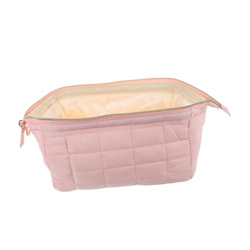 AKOOSY Weiche Kleine Kosmetiktasche aus Flauschigem Material Wasserabweisend Leicht und Kompakt für Reisen Alltag und Business Vielseitige Kulturtasche Damen mit Reißverschluss von AKOOSY