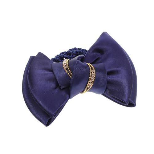 AKOOSY Wiederverwendbarer Haarnetz Dutt Clip mit Strass Eleganter Haarknotenhalter für Krankenschwestern und Hotelpersonal Langlebiges Stoff und Banddesign Professionelles Haaraccessoire von AKOOSY