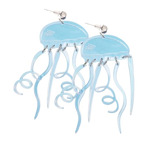 AKOOSY Witzige Ohrringe Damen Hängend mit Kreativem Quallen Design Leicht und Modisch für Alltag Party und von AKOOSY