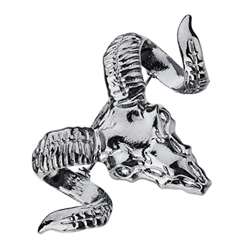 AKOOSY Ziegenbrosche Herren Anstecknadel für Anzug Stabile Metallstruktur Vielseitig Tragbar als Hemdanstecker oder Hutdekor Modisches Accessoire für Hochzeit Business Geschenkidee von AKOOSY