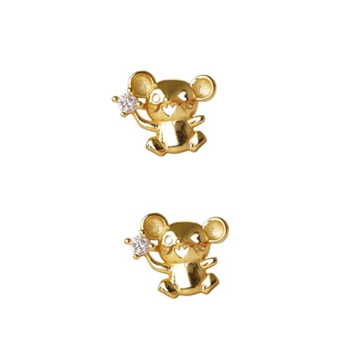 AKOOSY Zirkonia Mäuse Ohrstecker Damen Ohrringe Silber Leicht Modisch Originell Party Schmuck AKOOSY Zirkonia Mäuse Ohrstecker Damen Ohrringe Silber Leicht Modisch Originell Party Schmuck von AKOOSY