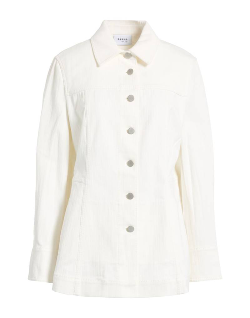 AKRIS Jeansjacke/-mantel Damen Weiß von AKRIS