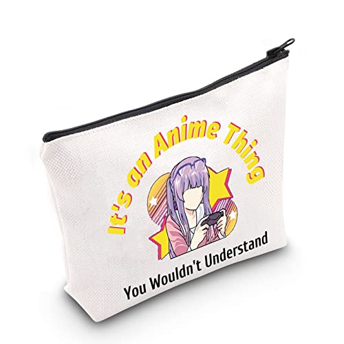 AKTAP Anime-Geschenke, Anime-Girl-Kosmetiktasche, Anime-Merch, It's an Anime Thing, Kawaii, Reißverschlusstasche für japanische Fans, Partygeschenk, Anime Girl Mb, modisch von AKTAP