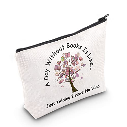 AKTAP Bookish Make-up-Tasche, Lesezubehör für Buchliebhaber, Geschenk für Frauen, Literatur, Bibliothekar, Reißverschlusstasche, Buch Mb, modisch von AKTAP