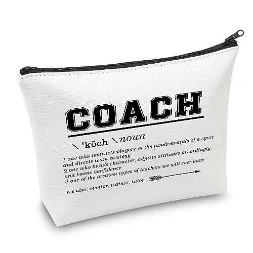 AKTAP Coach Geschenke für Frauen, Coach Definition Make-up-Tasche, Dankeschön, Geschenk für Fitnessstudio, Baseball, Fußball, Cheer, Coach, Kulturbeutel, Coach Definition Mb, modisch von AKTAP